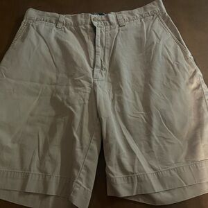Polo by Ralph Lauren Men's Beige Flat Front Shorts